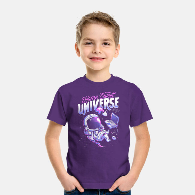 Home Sweet Universe-Youth-Basic-Tee-eduely