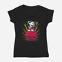 Woodstock Legend-Womens-V-Neck-Tee-erion_designs