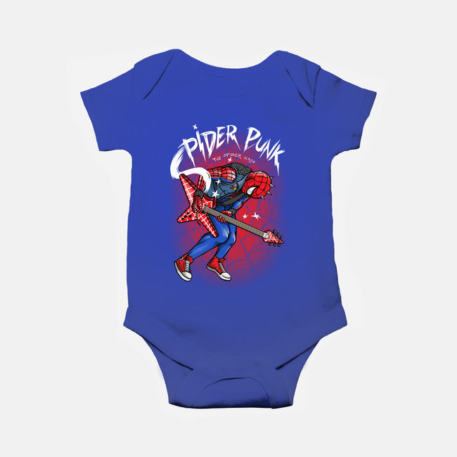 Spider Punk-Baby-Basic-Onesie-joerawks