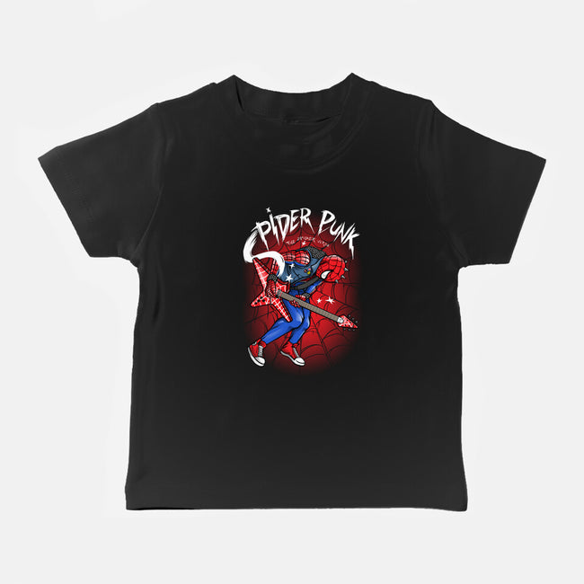 Spider Punk-Baby-Basic-Tee-joerawks