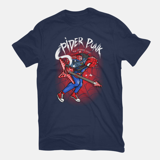 Spider Punk-Womens-Basic-Tee-joerawks