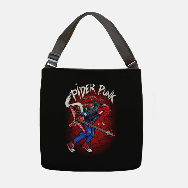 Spider Punk-None-Adjustable Tote-Bag-joerawks