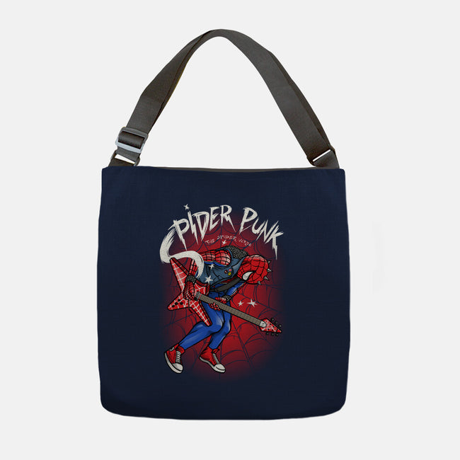 Spider Punk-None-Adjustable Tote-Bag-joerawks