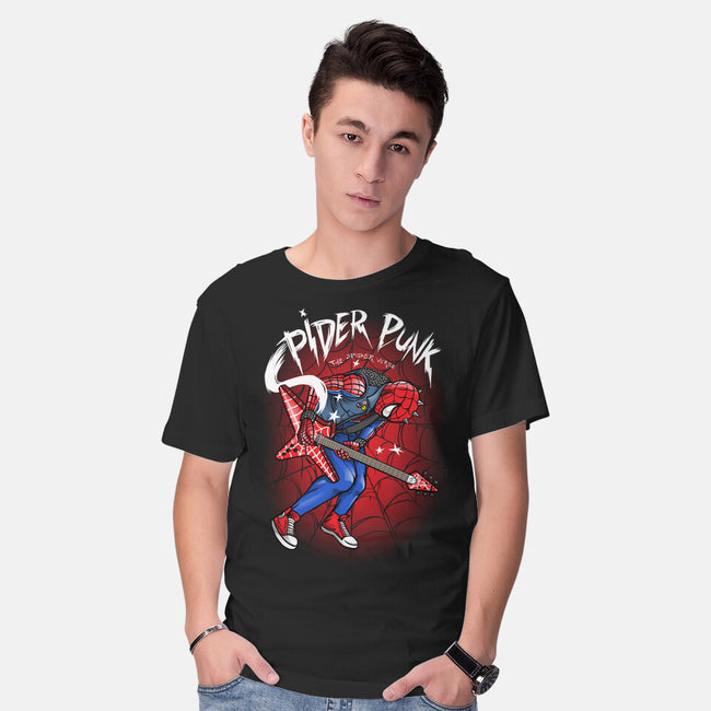 Spider Punk-Mens-Basic-Tee-joerawks