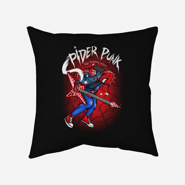 Spider Punk-None-Removable Cover w Insert-Throw Pillow-joerawks