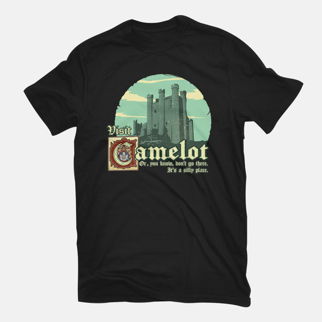 Silly Place-Womens-Fitted-Tee-daobiwan