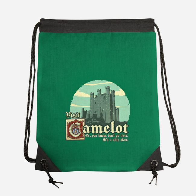 Silly Place-None-Drawstring-Bag-daobiwan