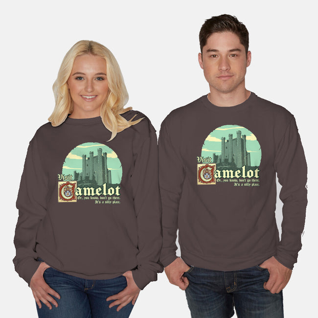 Silly Place-Unisex-Crew Neck-Sweatshirt-daobiwan