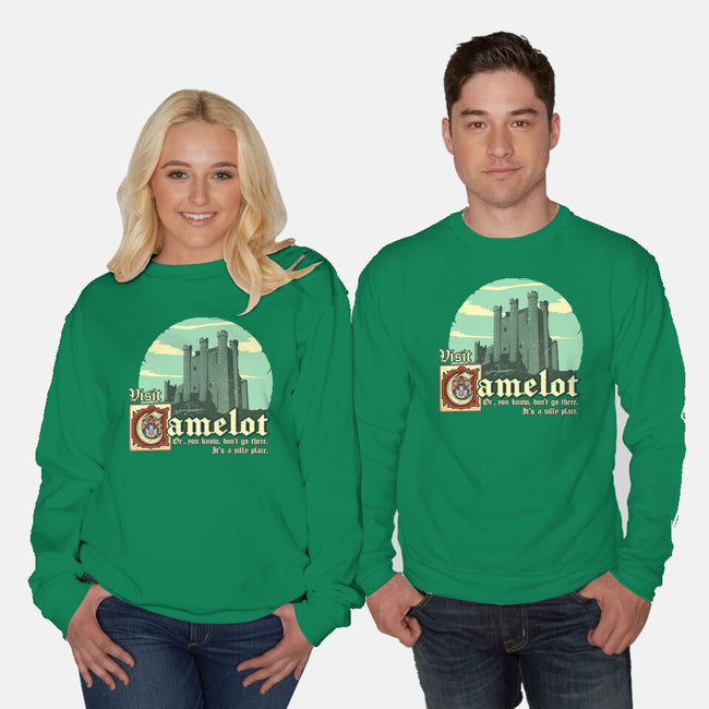 Silly Place-Unisex-Crew Neck-Sweatshirt-daobiwan