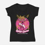 Spider Doll Verse-Womens-V-Neck-Tee-Studio Mootant