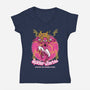 Spider Doll Verse-Womens-V-Neck-Tee-Studio Mootant