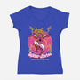 Spider Doll Verse-Womens-V-Neck-Tee-Studio Mootant