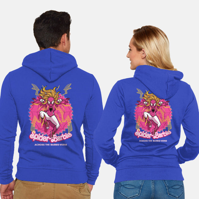 Spider Doll Verse-Unisex-Zip-Up-Sweatshirt-Studio Mootant