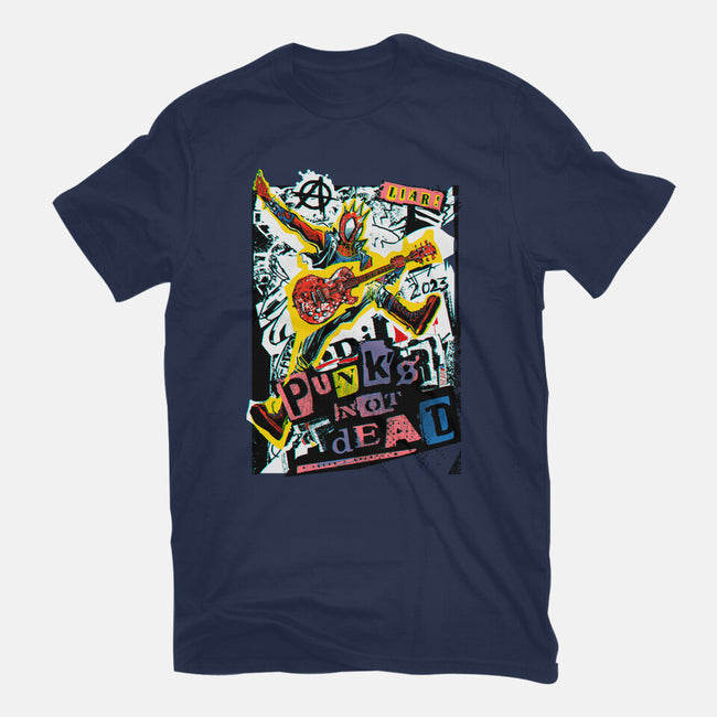 Punk Is Not Dead-Mens-Heavyweight-Tee-Dairan