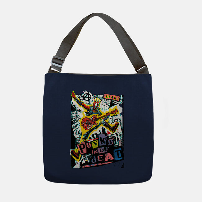 Punk Is Not Dead-None-Adjustable Tote-Bag-Dairan