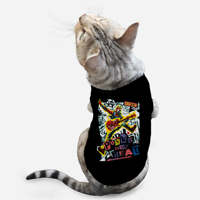 Punk Is Not Dead-Cat-Basic-Pet Tank-Dairan