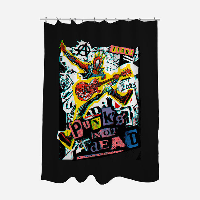 Punk Is Not Dead-None-Polyester-Shower Curtain-Dairan