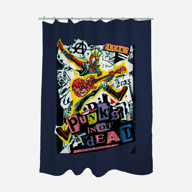 Punk Is Not Dead-None-Polyester-Shower Curtain-Dairan