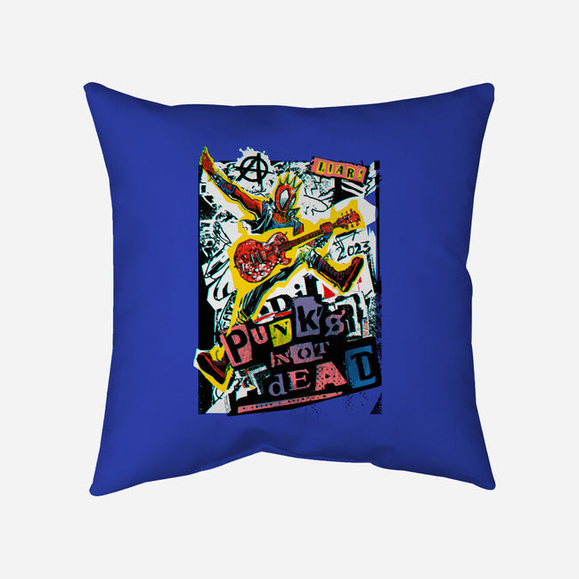 Punk Is Not Dead-None-Removable Cover-Throw Pillow-Dairan
