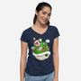 Super Yummy Ramen-Womens-V-Neck-Tee-Tri haryadi