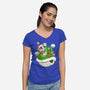 Super Yummy Ramen-Womens-V-Neck-Tee-Tri haryadi
