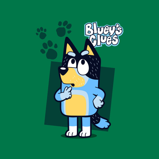 Blue Puppy's Clues-None-Polyester-Shower Curtain-Boggs Nicolas