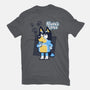 Blue Puppy's Clues-Womens-Basic-Tee-Boggs Nicolas
