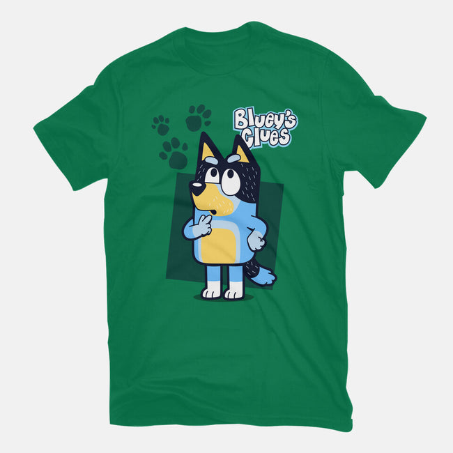 Blue Puppy's Clues-Womens-Basic-Tee-Boggs Nicolas