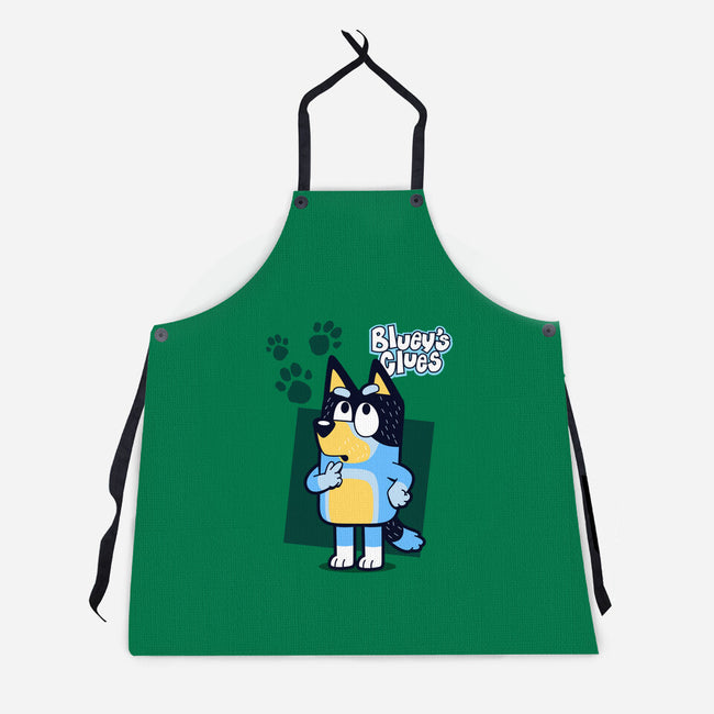 Blue Puppy's Clues-Unisex-Kitchen-Apron-Boggs Nicolas