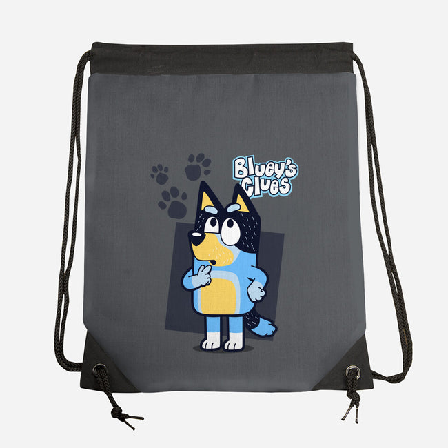 Blue Puppy's Clues-None-Drawstring-Bag-Boggs Nicolas