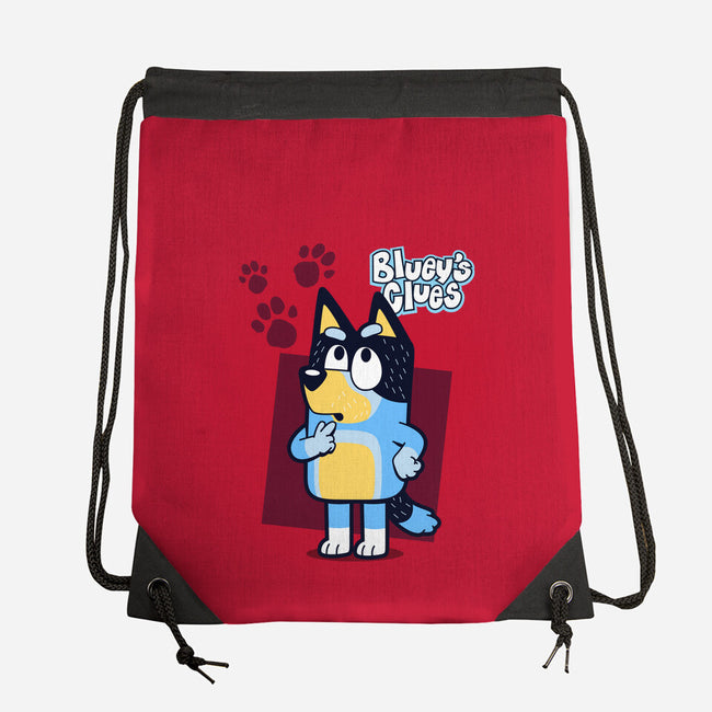 Blue Puppy's Clues-None-Drawstring-Bag-Boggs Nicolas