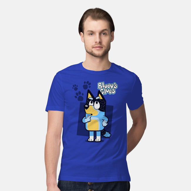 Blue Puppy's Clues-Mens-Premium-Tee-Boggs Nicolas