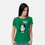 Blue Puppy's Clues-Womens-Basic-Tee-Boggs Nicolas