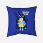 Blue Puppy's Clues-None-Removable Cover w Insert-Throw Pillow-Boggs Nicolas