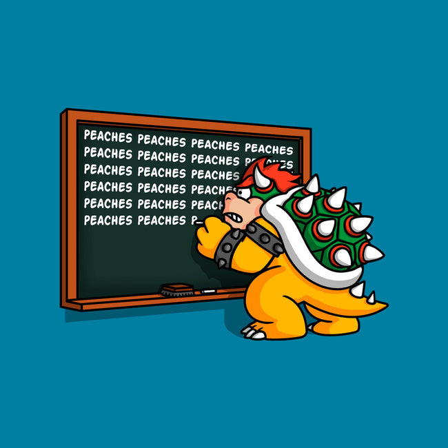 Peaches Repeat-Womens-Basic-Tee-Raffiti