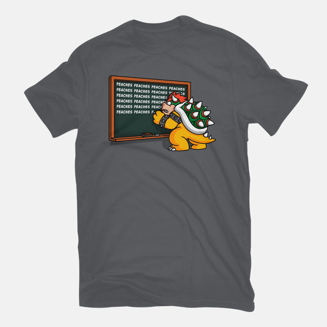 Peaches Repeat-Womens-Basic-Tee-Raffiti