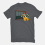 Peaches Repeat-Womens-Fitted-Tee-Raffiti