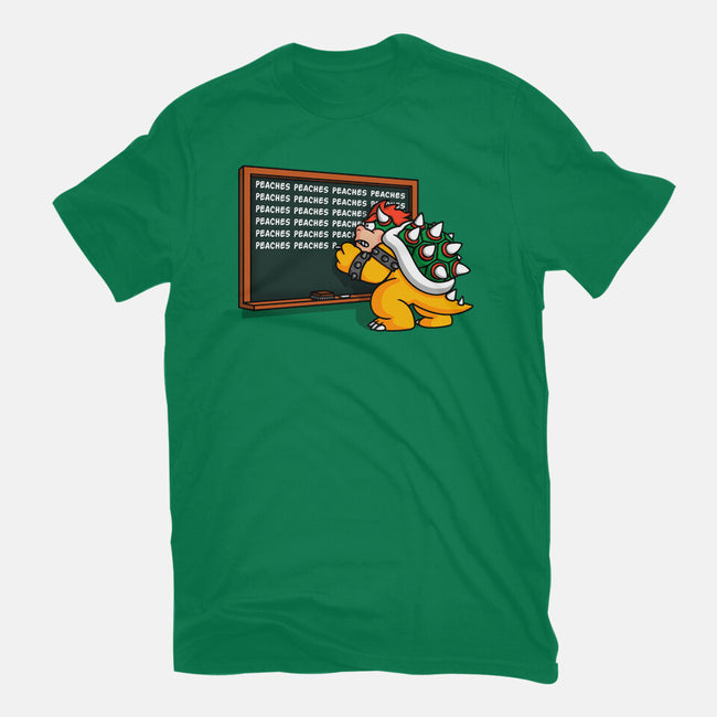 Peaches Repeat-Womens-Basic-Tee-Raffiti