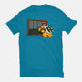 Peaches Repeat-Womens-Fitted-Tee-Raffiti