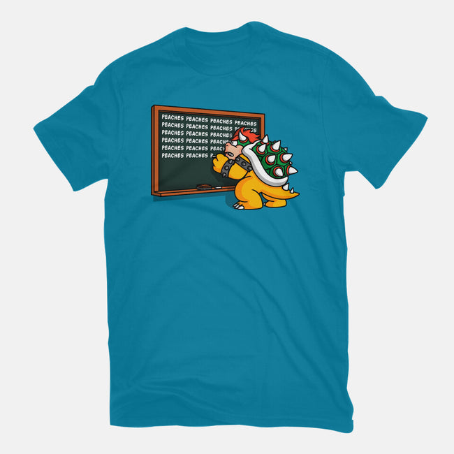 Peaches Repeat-Womens-Basic-Tee-Raffiti