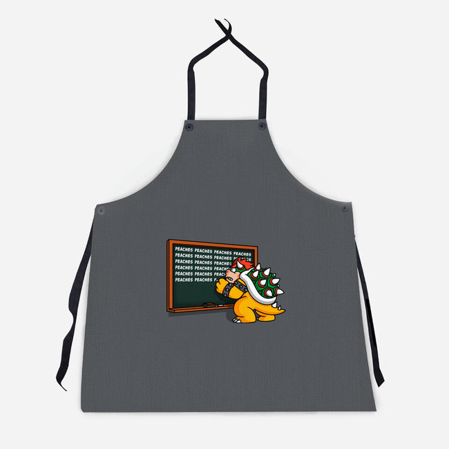 Peaches Repeat-Unisex-Kitchen-Apron-Raffiti