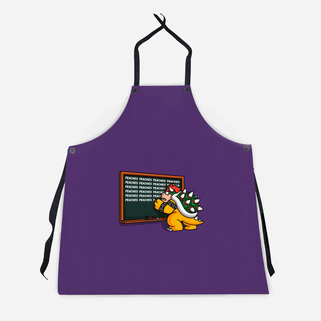 Peaches Repeat-Unisex-Kitchen-Apron-Raffiti