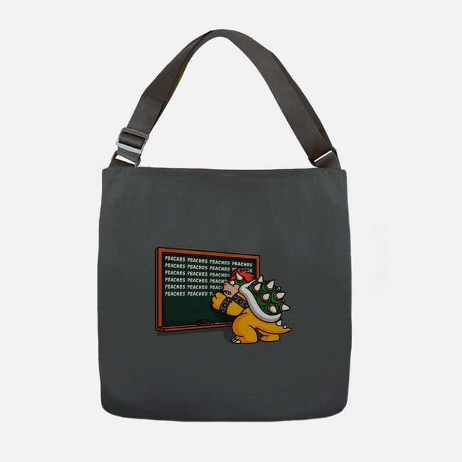 Peaches Repeat-None-Adjustable Tote-Bag-Raffiti