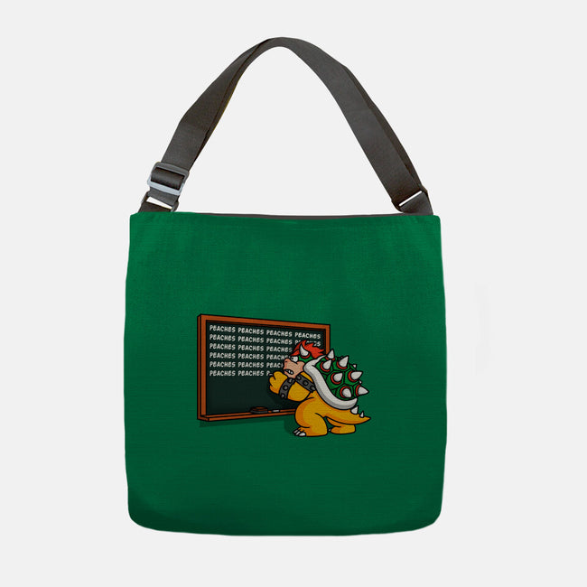 Peaches Repeat-None-Adjustable Tote-Bag-Raffiti