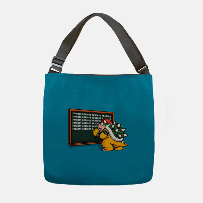 Peaches Repeat-None-Adjustable Tote-Bag-Raffiti