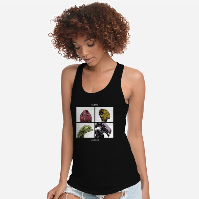 Xeno Days-womens racerback tank-boltfromtheblue