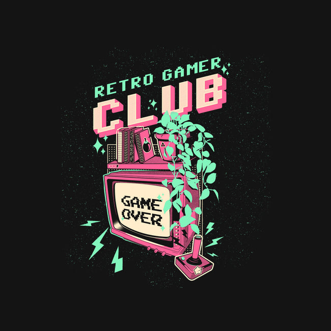 Retro Gamer Club-Womens-Off Shoulder-Sweatshirt-ilustrata
