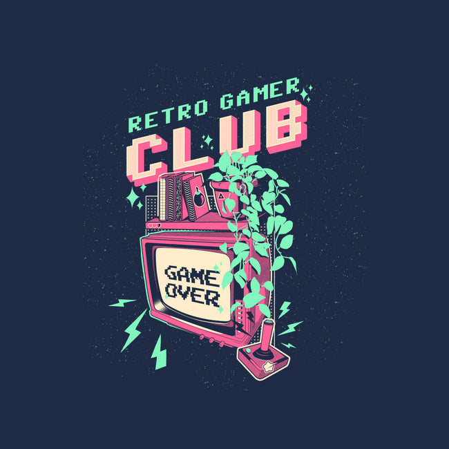 Retro Gamer Club-Womens-V-Neck-Tee-ilustrata