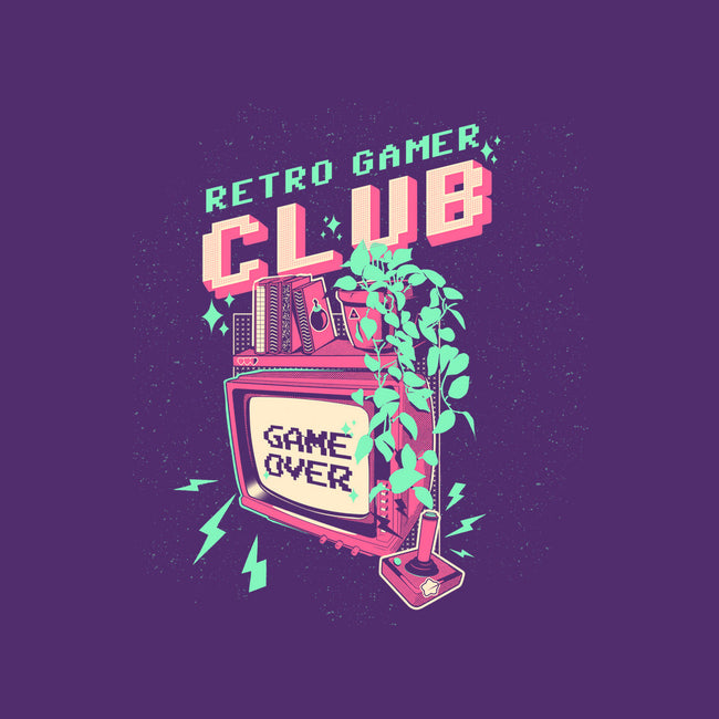 Retro Gamer Club-None-Drawstring-Bag-ilustrata