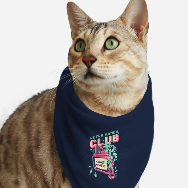 Retro Gamer Club-Cat-Bandana-Pet Collar-ilustrata